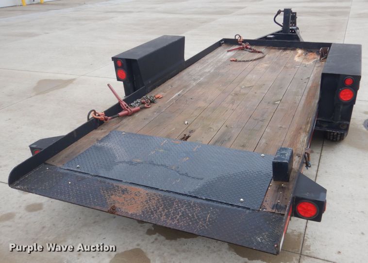 image for item GW9806 2014 Belshe WB1 tilt deck utility trailer