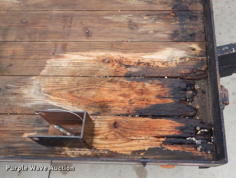 image for item GW9806 2014 Belshe WB1 tilt deck utility trailer