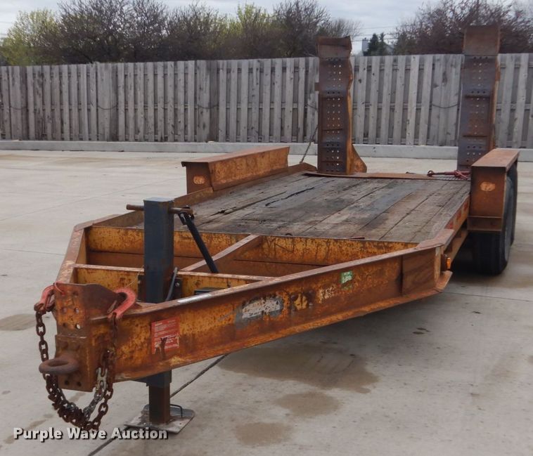 image for item GW9807 1997 Belshe T1 equipment trailer