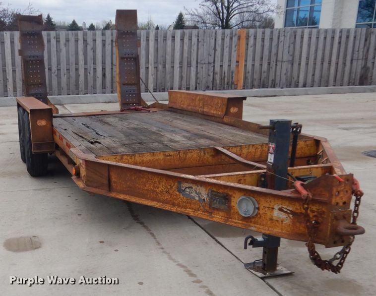 image for item GW9807 1997 Belshe T1 equipment trailer