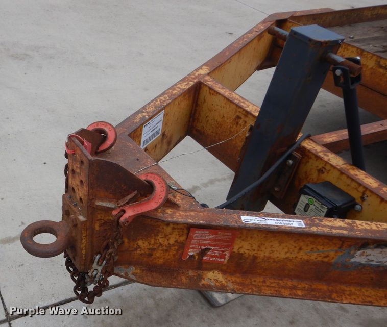 image for item GW9807 1997 Belshe T1 equipment trailer