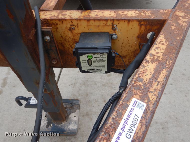 image for item GW9807 1997 Belshe T1 equipment trailer