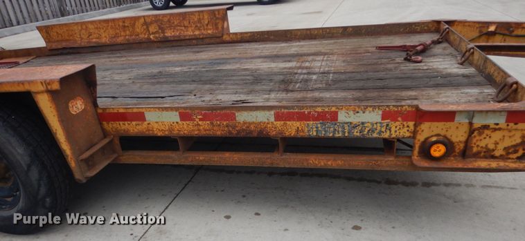 image for item GW9807 1997 Belshe T1 equipment trailer