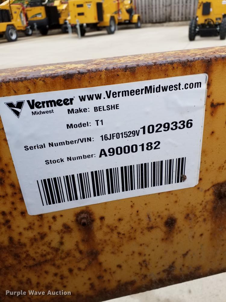 image for item GW9807 1997 Belshe T1 equipment trailer