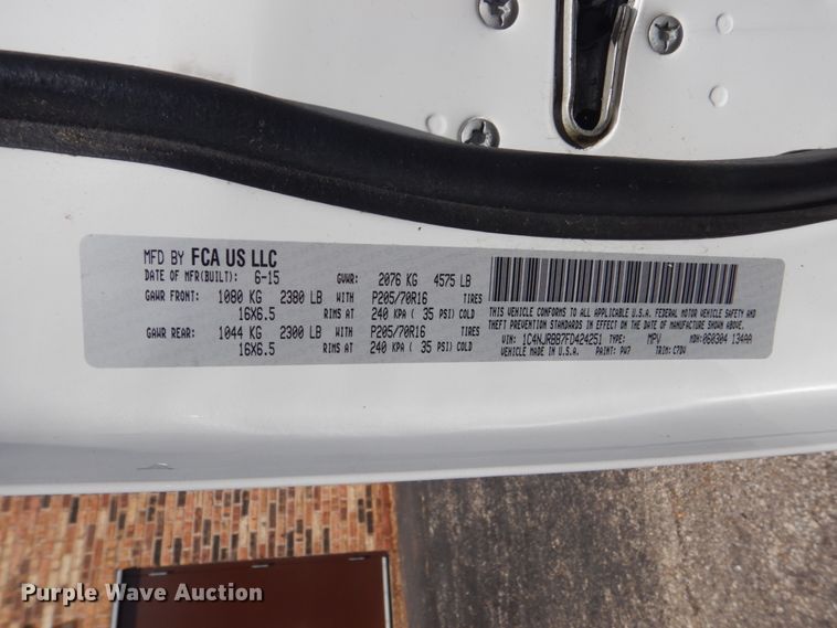 image for item GW9823 2015 Jeep Patriot  SUV