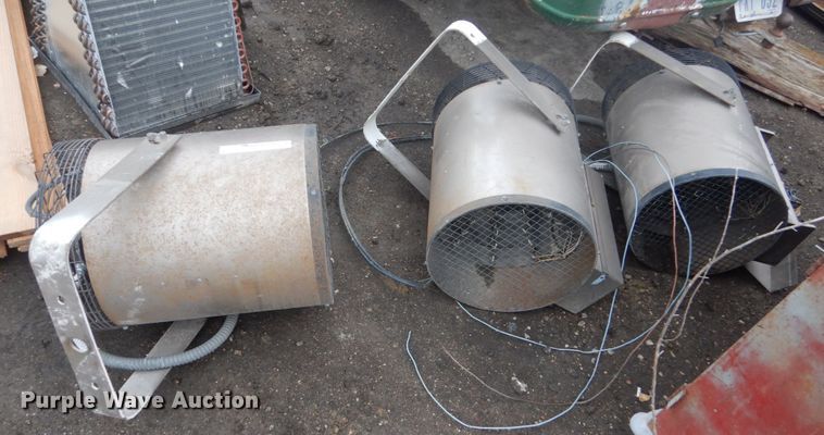 image for item GW9847 (3) high voltage forced air heaters