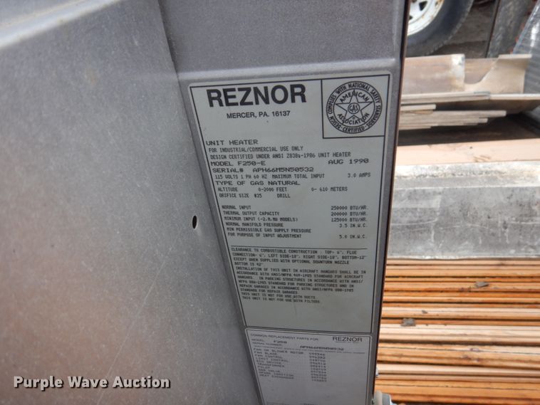 image for item GW9849 (9) propane heaters