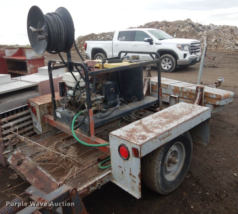 image for item GW9850 Pressure washer trailer