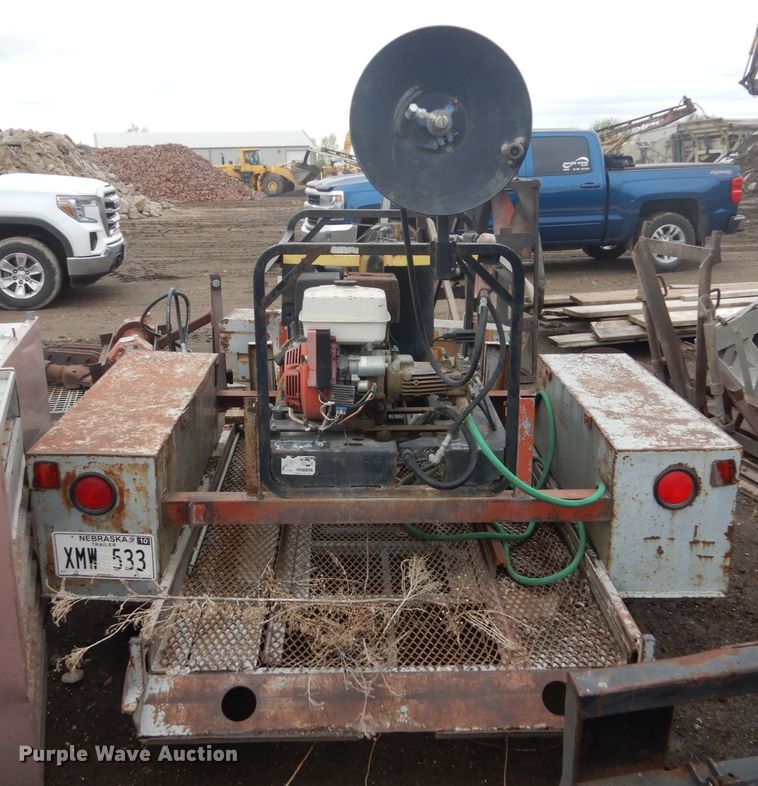 image for item GW9850 Pressure washer trailer