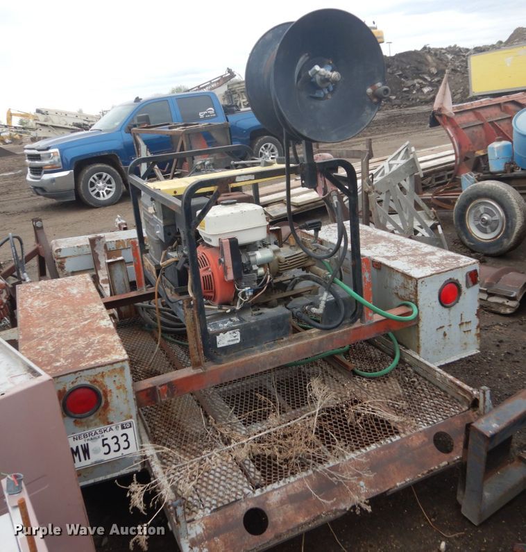 image for item GW9850 Pressure washer trailer