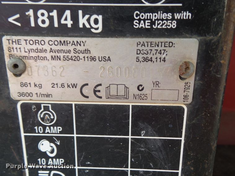 image for item GX9038 Toro Workman 3300D utility vehicle