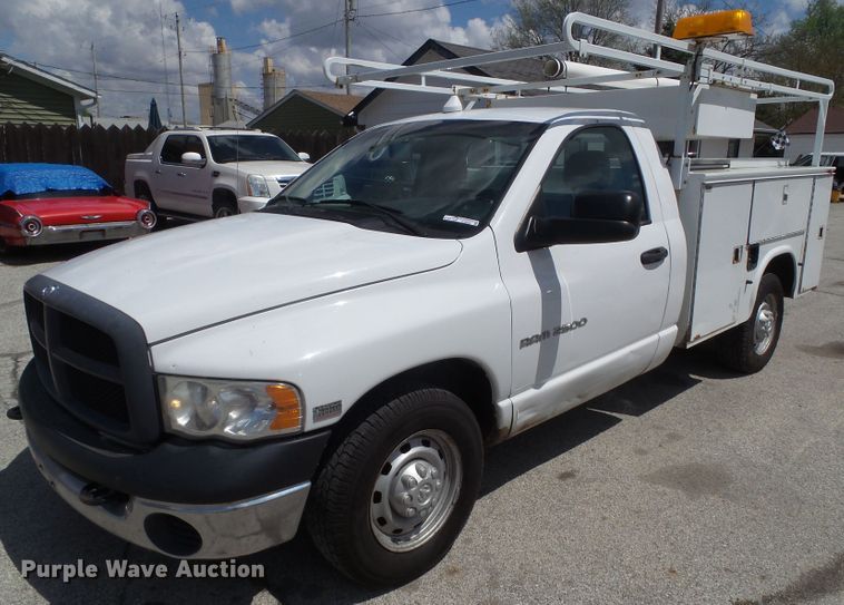 image for item GX9056 2005 Dodge Ram 2500  utility bed pickup truck