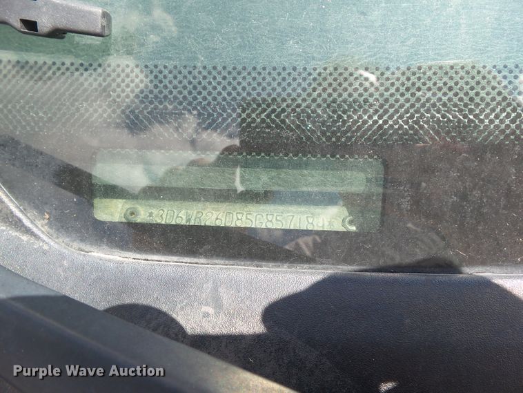 image for item GX9056 2005 Dodge Ram 2500  utility bed pickup truck