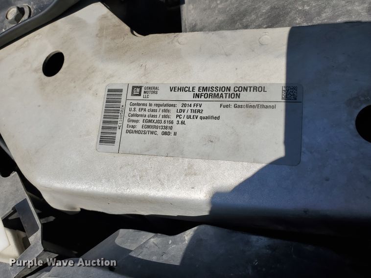 image for item GX9917 2014 Chevrolet Impala Limited