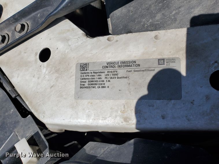 image for item GX9918 2016 Chevrolet Impala Limited