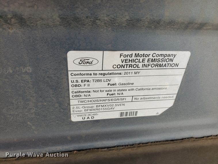 image for item GX9924 2011 Ford Fusion SE