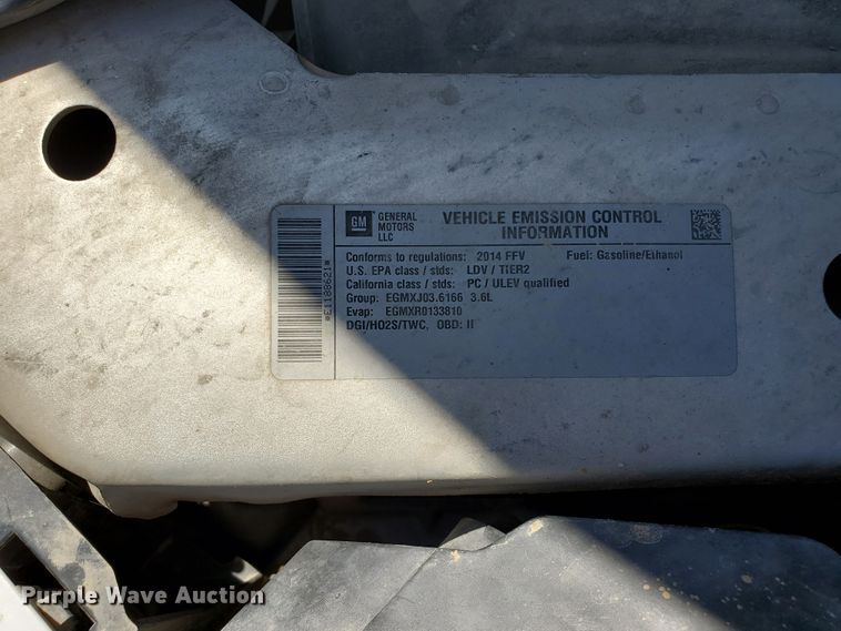 image for item GX9930 2014 Chevrolet Impala