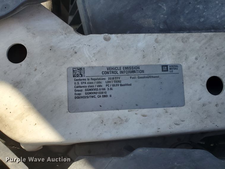 image for item GX9933 2016 Chevrolet Impala Limited