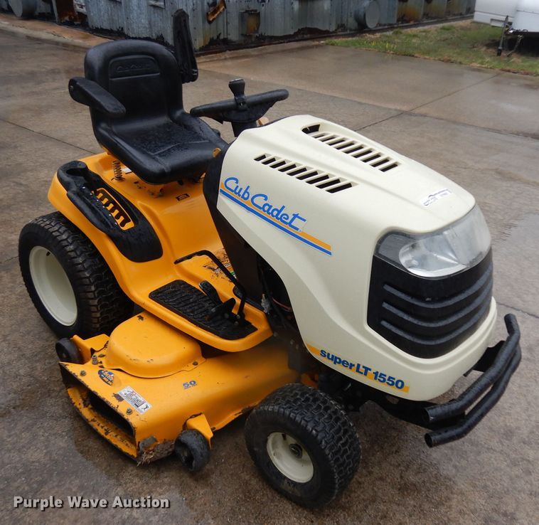 image for item GY9082 Cub Cadet Super LT1550 lawn mower