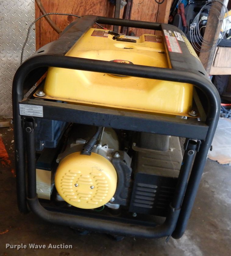 2012 Champion 41532 generator in Topeka, KS Item GY9127 sold Purple