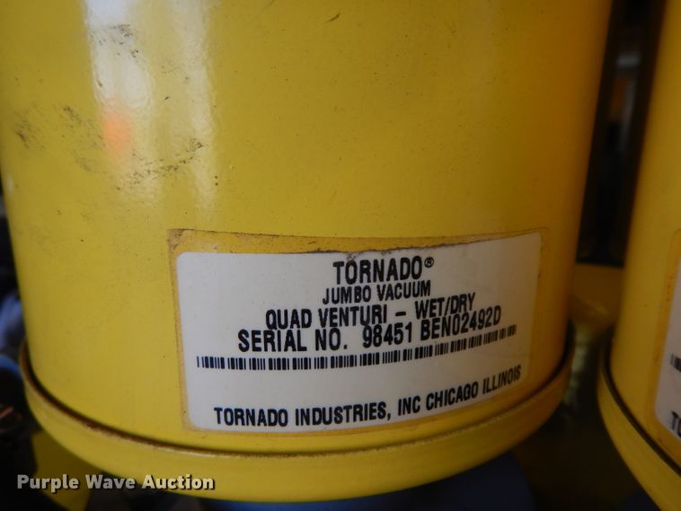 image for item GY9130 Tornado Quad Venturi wet/dry vacuum