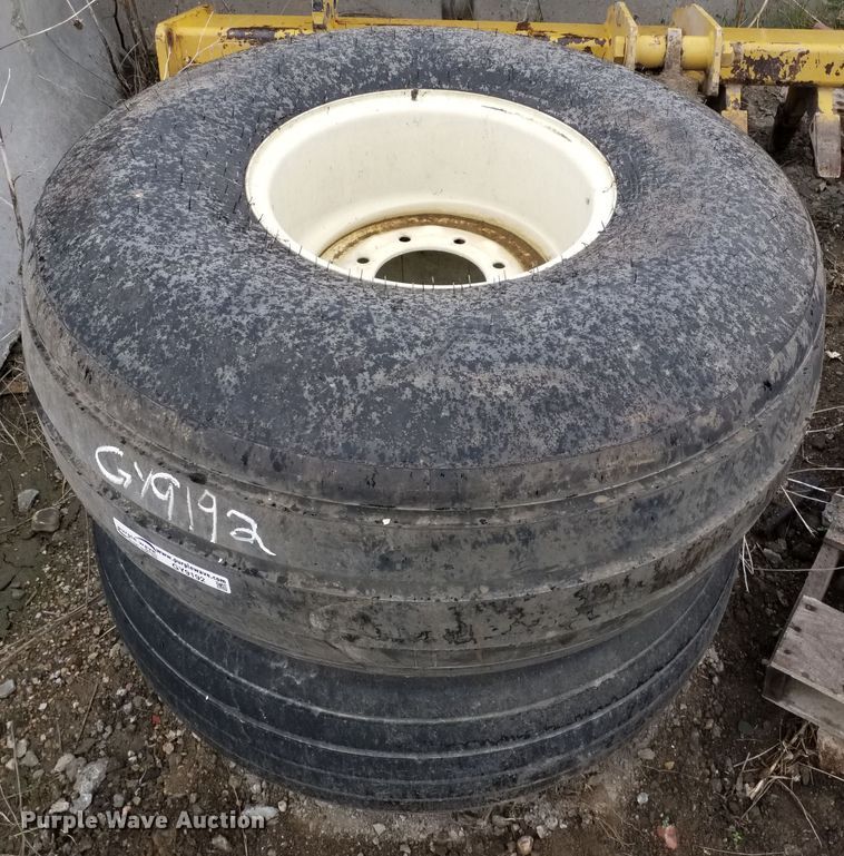 image for item GY9192 (2) 16.5L-16.1 tires and wheels