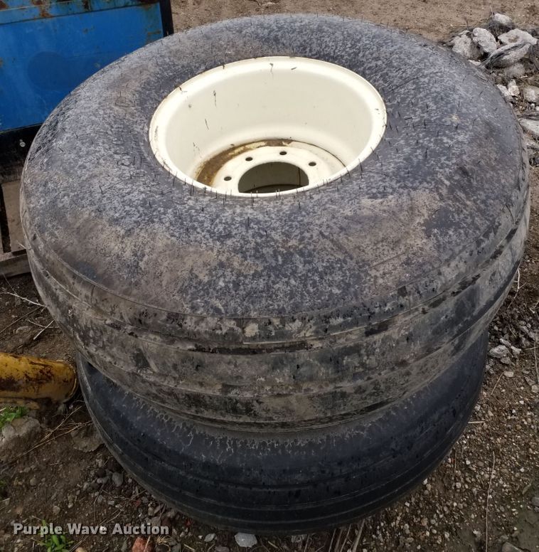 image for item GY9192 (2) 16.5L-16.1 tires and wheels