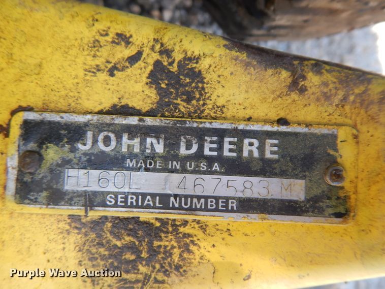 image for item GY9198 John Deere 650 tractor