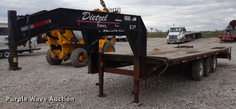 image for item GY9203 1996 Oklahoma equipment trailer