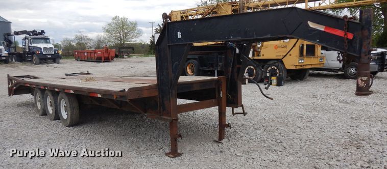 image for item GY9203 1996 Oklahoma equipment trailer