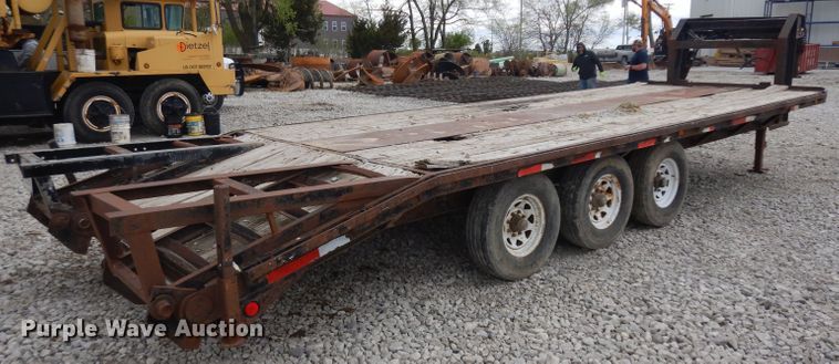 image for item GY9203 1996 Oklahoma equipment trailer