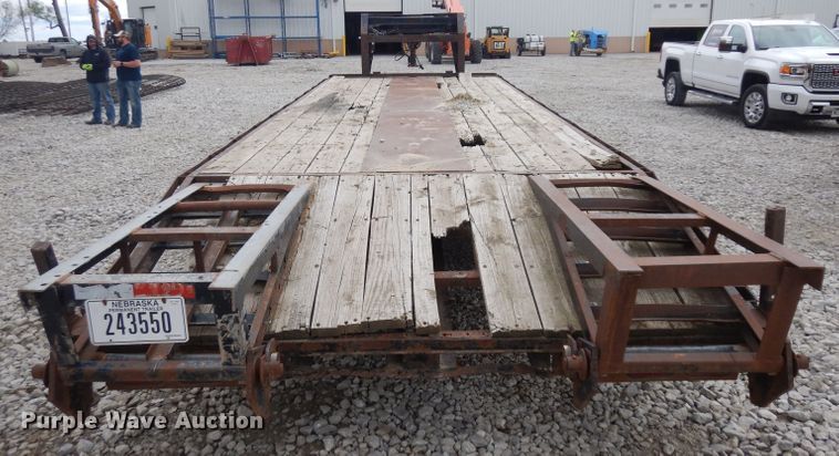 image for item GY9203 1996 Oklahoma equipment trailer