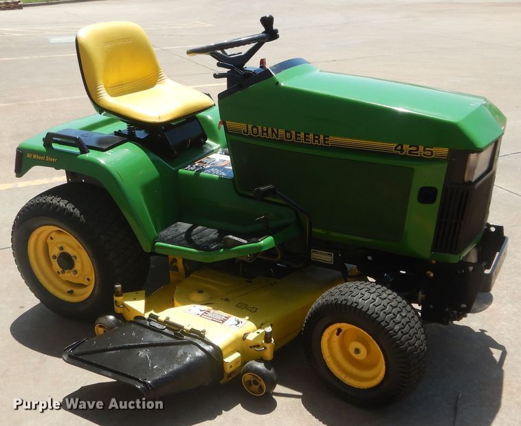 image for item HA9013 John Deere 425 lawn mower