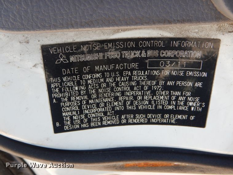 image for item HA9066 2012 Mitsubishi Fuso FE truck cab and chassis