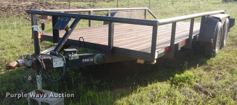 image for item HA9077 Shop built utility trailer
