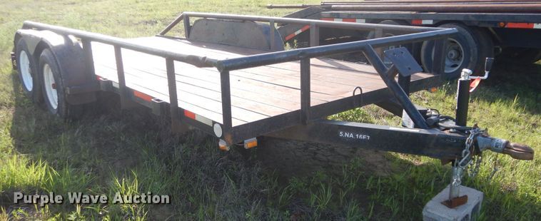 image for item HA9077 Shop built utility trailer
