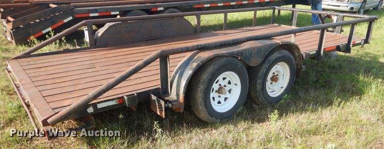 image for item HA9077 Shop built utility trailer
