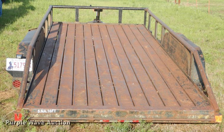 image for item HA9077 Shop built utility trailer