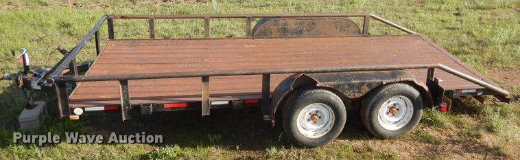 image for item HA9077 Shop built utility trailer