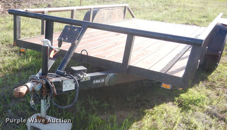 image for item HA9077 Shop built utility trailer