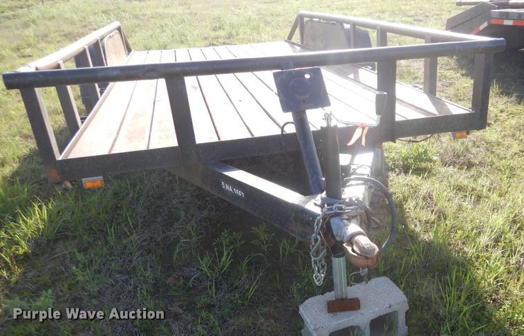 image for item HA9077 Shop built utility trailer