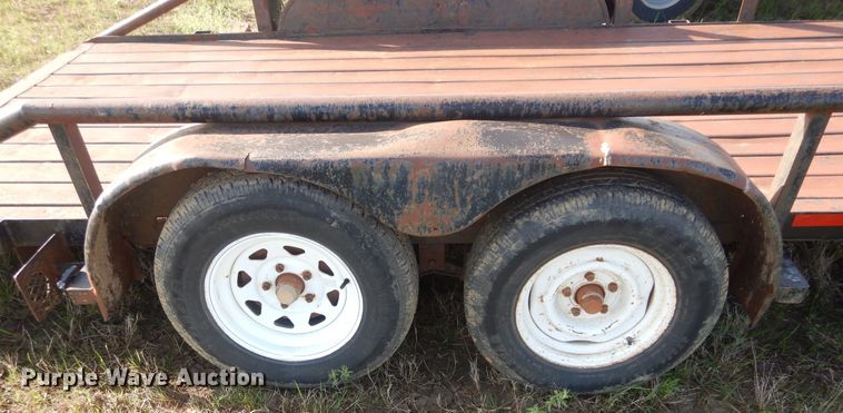 image for item HA9077 Shop built utility trailer