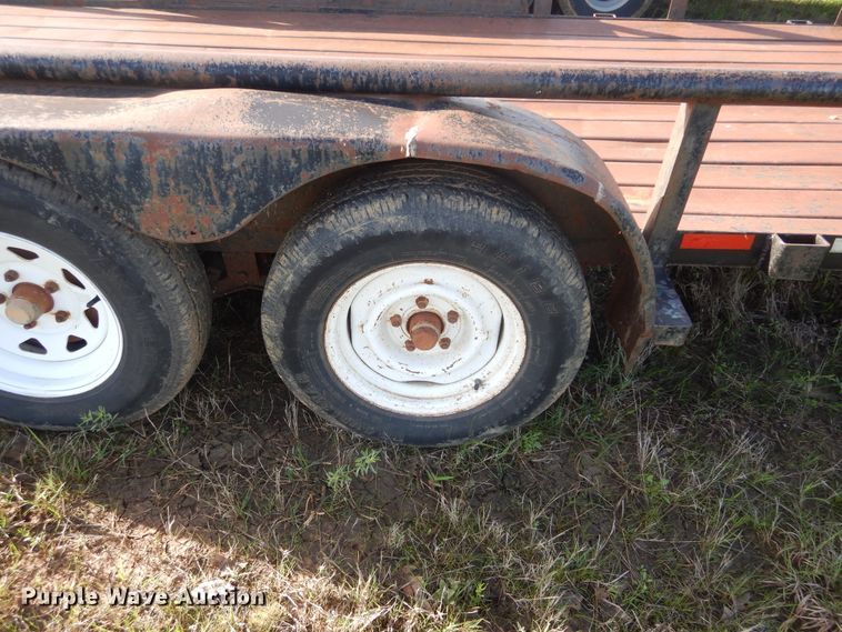 image for item HA9077 Shop built utility trailer