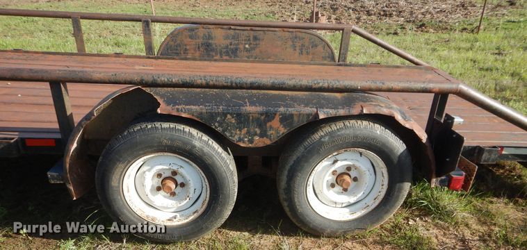 image for item HA9077 Shop built utility trailer