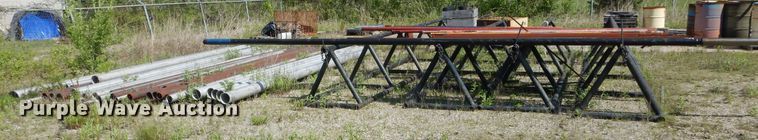 image for item HA9083 (2) pipe racks with pipe