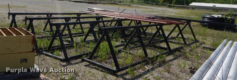 image for item HA9083 (2) pipe racks with pipe