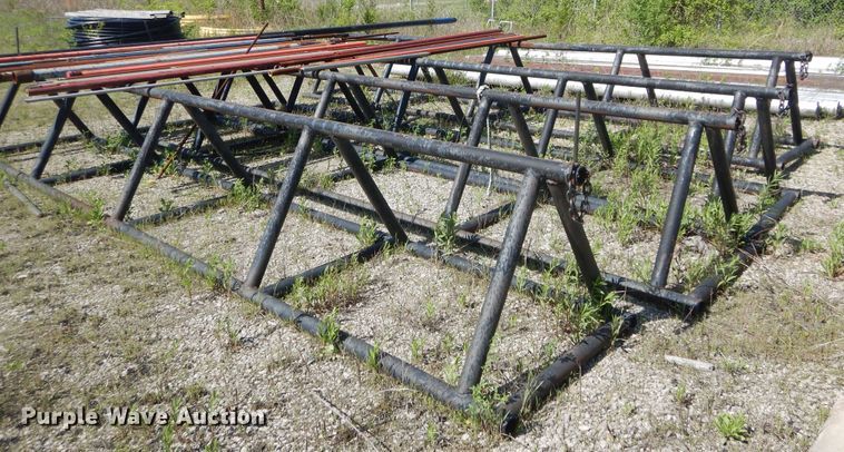 image for item HA9083 (2) pipe racks with pipe