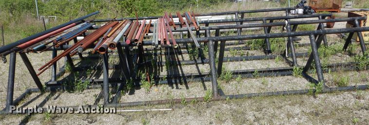 image for item HA9083 (2) pipe racks with pipe