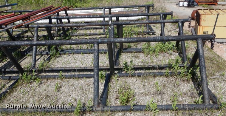 image for item HA9083 (2) pipe racks with pipe