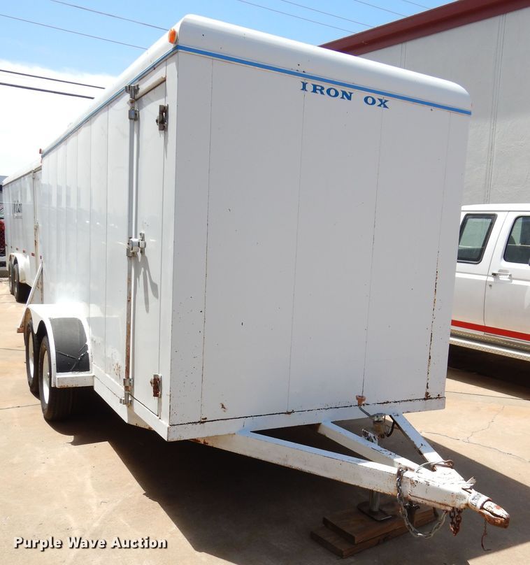 image for item HA9092 Iron Ox enclosed cargo trailer